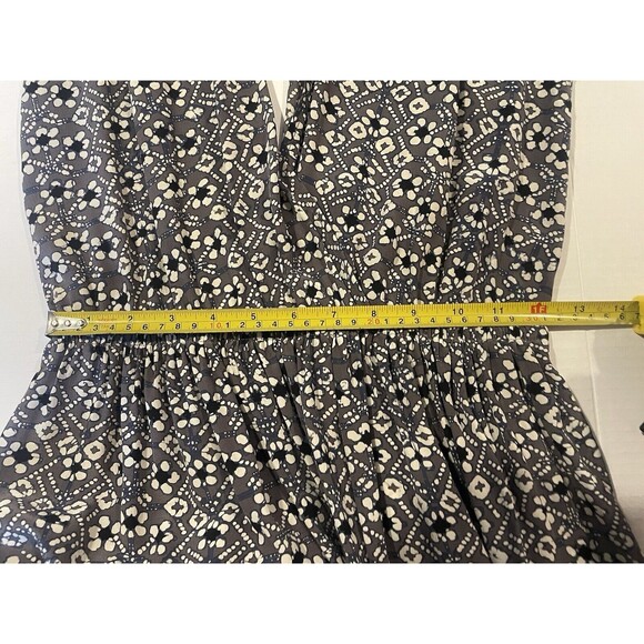 Ulla Johnson Gray Floral Midi Dress Sleeveless Casual Wedding Party Size 2 Silk - Picture 14 of 15